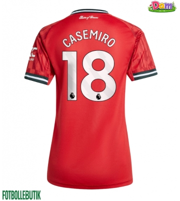 Manchester United Casemiro #18 Hemmatröja Kvinnor 2025-26 Kortärmad